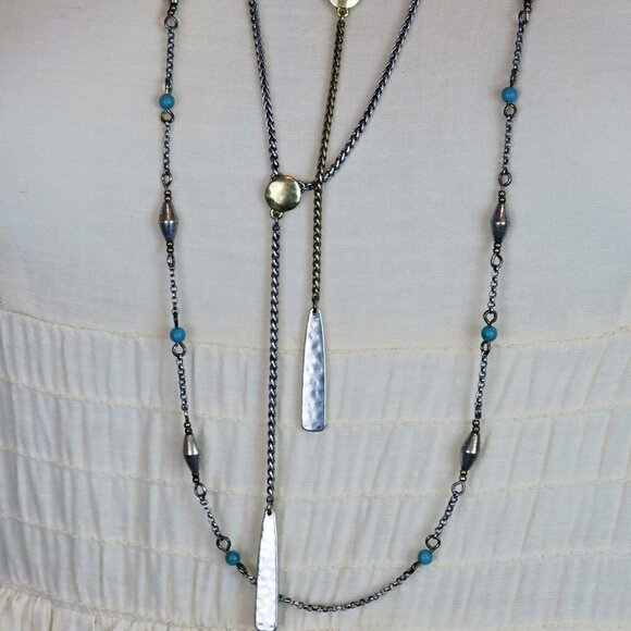 Lucky Brand Interchangeable Multi Strand Necklace - Picture 4 of 5